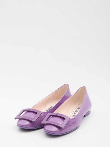 Balerini Roger Vivier Gommettine Roundy Ballerinas PURPLE Femei (BM 19703051) 2