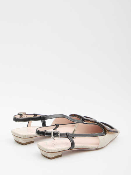 Balerini Roger Vivier Belle Vivier Slingback Ballerinas BEIGE Femei (BM 19703060) 3