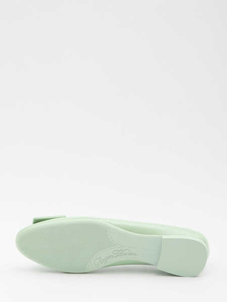 Balerini Roger Vivier Gommettine Roundy Ballerinas GREEN Femei (BM 19703069) 4
