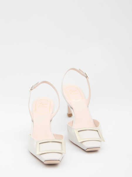 Pantofi cu toc Roger Vivier Trompette Slingback Pumps GREY Femei (BM 19703075) 5