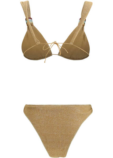 Costume de baie intregi OSEREE Lumire Multi Ring Bikini GOLD Femei (BM 19703093) 2