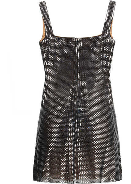 Rochii Self-Portrait Rhinestone mesh mini Dress GREY Femei (BM 19703096) 2