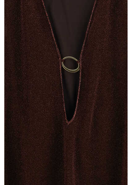 Pantaloni scurti OSEREE Lumiere O-kaftan mini Dress CHOCOLATE Femei (BM 19703099) 3