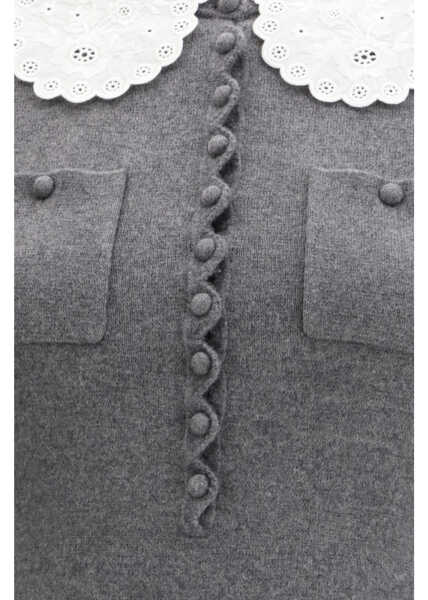 Rochii Self-Portrait Knit mini Dress GREY Femei (BM 19703120) 3