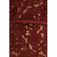 Rochii Dama - Rochii Self-Portrait Guipure lace midi Dress BURGUNDY Femei (BM 19703123) - B-mall.ro
