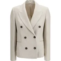 Sacouri Button Herringbone Blazer Femei