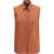 Brunello Cucinelli Sleeveless Shirt FIRE BRICK