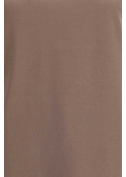 Tricouri Brunello Cucinelli Monochrome T-Shirt PEPPERCORN Femei (BM 19703132) 3