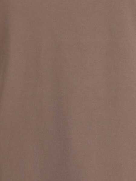 Tricouri Brunello Cucinelli Monochrome T-Shirt PEPPERCORN Femei (BM 19703132) 5