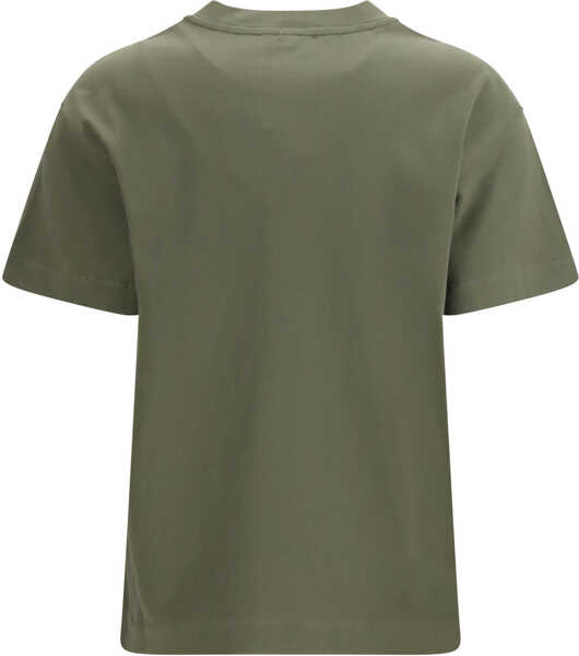 Tricouri Brunello Cucinelli Cotton T-shirt TEA LEAF Femei (BM 19703138) 2