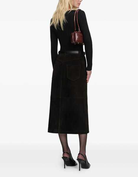 Topuri Self-Portrait Off-the-shoulder chiffon Top BLACK Femei (BM 19703150) 4