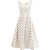 Self-Portrait Polka dot cotton midi Dress CREAM