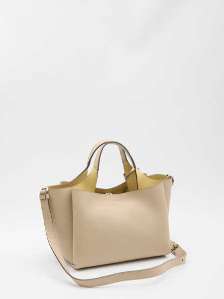 Genti de mana TODS T Timeless Leather Bag Small CREAM Femei (BM 19703186) 2