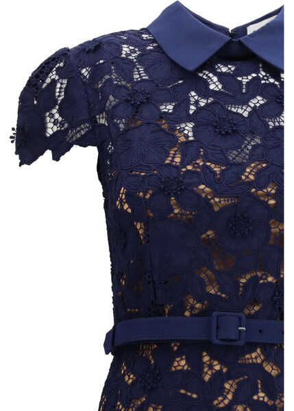 Rochii Self-Portrait Guipure lace midi Dress NAVY Femei (BM 19703216) 3