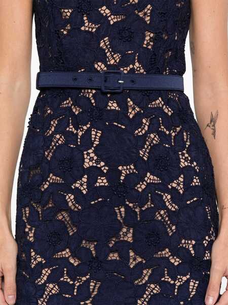 Rochii Self-Portrait Guipure lace midi Dress NAVY Femei (BM 19703216) 5