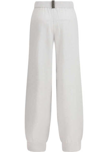 Pantaloni casual Fabiana Filippi Jewel Detail Trousers PIOGGIA Femei (BM 19703225) 2