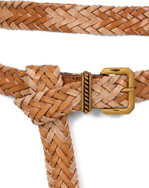 Curele ETRO Braided leather Belt M0464 Femei (BM 19703228) 3