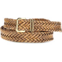Curele Braided leather Belt Femei