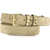 Valentino Garavani Suede Belt with Rockstuds HAVANA BEIGE