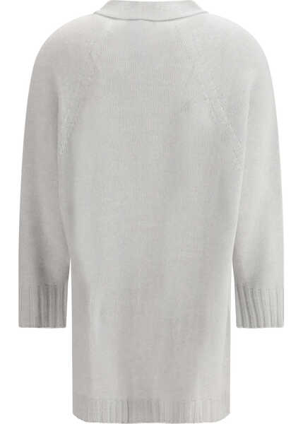 Cardigane Fabiana Filippi Cardigan in fine knit with a V-neckline PIOGGIA Femei (BM 19703249) 2