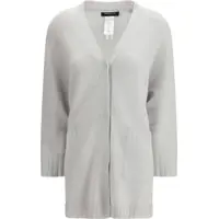 Cardigane Cardigan in fine knit with a V-neckline Femei