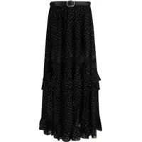 Fuste Chiffon Lace Maxi Skirt Femei