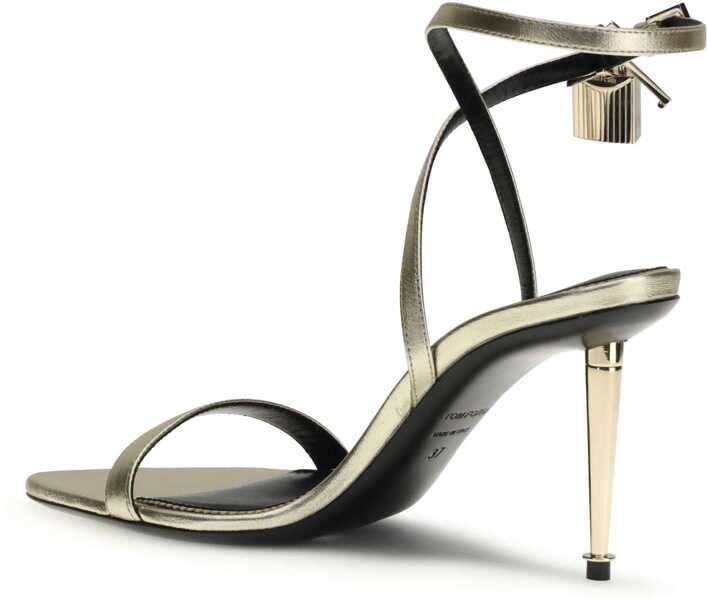 Sandale Tom Ford Padlock Sandals PALE GOLD Femei (BM 19703258) 3