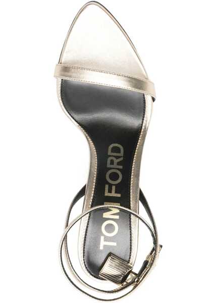 Sandale Tom Ford Padlock Sandals PALE GOLD Femei (BM 19703258) 4