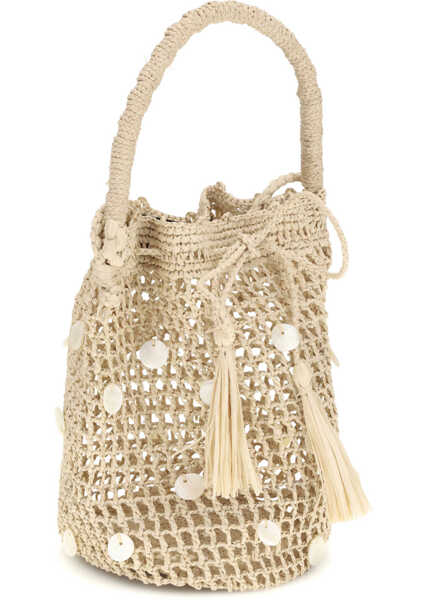 Genti de umar ALANUI Precious Moments Bucket Bag SAND PEARL Femei (BM 19703270) 2