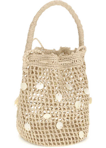 Genti de umar ALANUI Precious Moments Bucket Bag SAND PEARL Femei (BM 19703270) 3