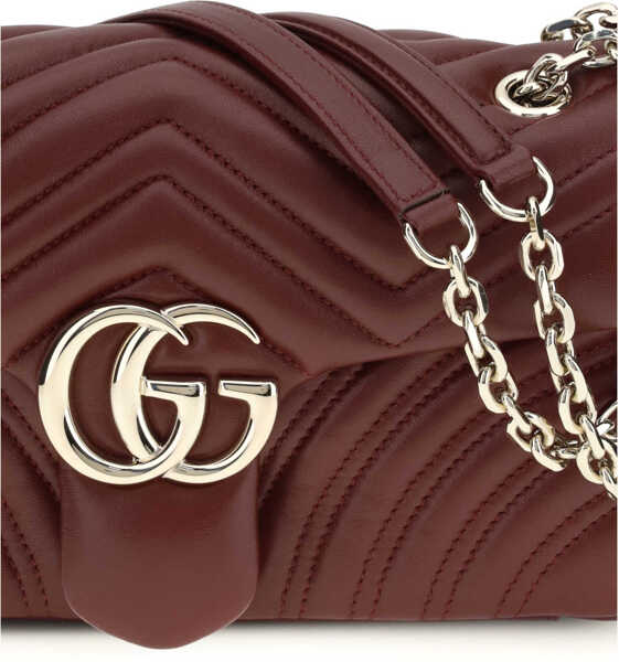 Genti de umar Gucci GG Marmont medium Shoulder Bag ROSSO ANCORA Femei (BM 19703279) 4