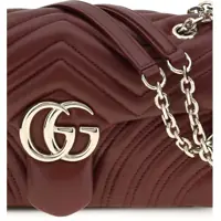 Genti de umar Dama - Genti de umar Gucci GG Marmont medium Shoulder Bag ROSSO ANCORA Femei (BM 19703279) - B-mall.ro