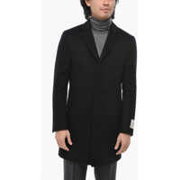 Paltoane Cc Collection Virgin Wool Coat With Hidden Buttoning Barbati
