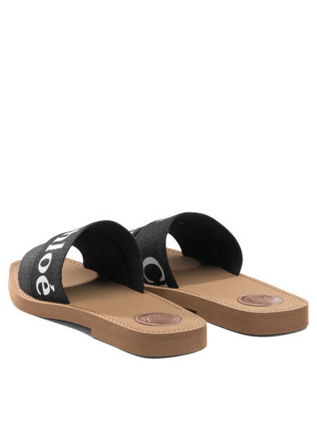 Sandale Chloe Woody Slides Black Femei (BM 19703364) 4