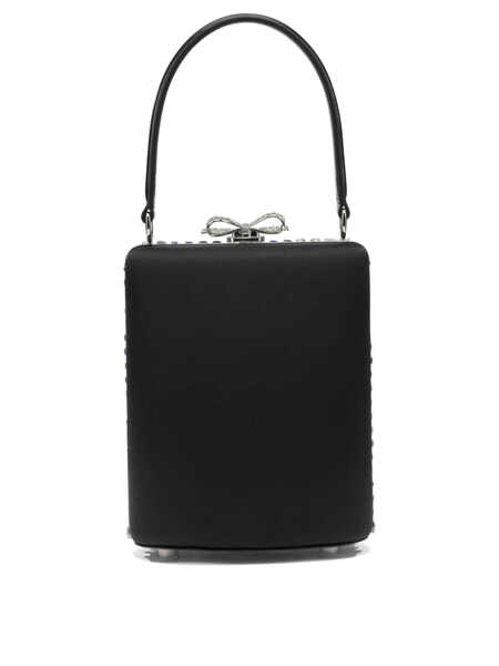 Genti de mana Self-Portrait Mini multi crystal handbag Black Femei (BM 19703397) 3