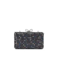 Genti plic Multi-crystal knit clutch bag Femei