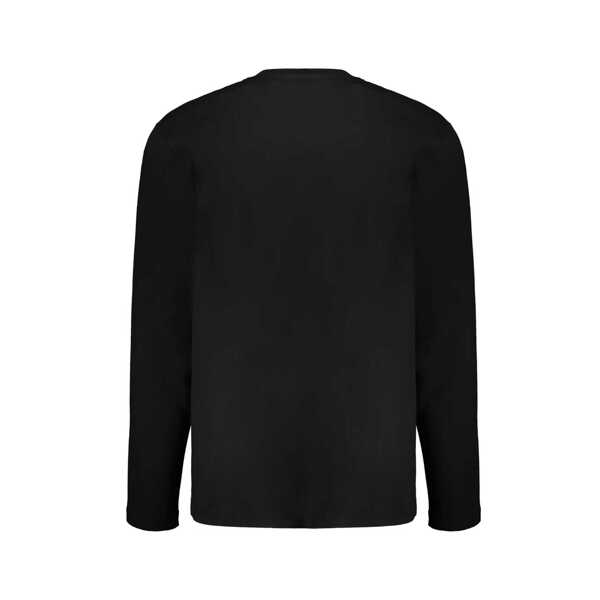 Tricouri Off-White OFF-WHITE Long-sleeve T-shirt Black Barbati (BM 19703598) 2