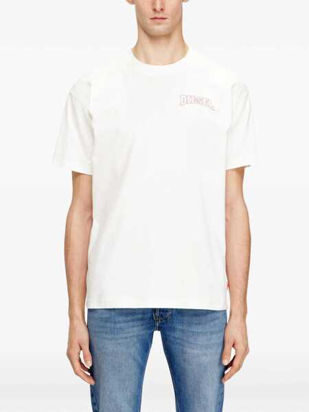 Tricouri Diesel T-shirts White Barbati (BM 19703649) 3