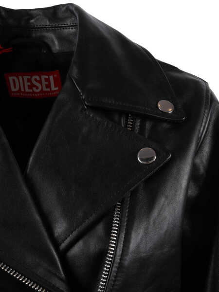 Geci de piele Diesel Leather jackets Black   Femei (BM 19703655) 4