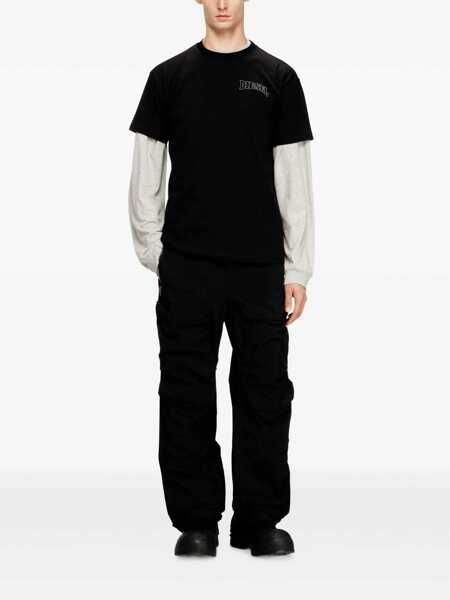 Tricouri Diesel T-shirts Black   Barbati (BM 19703658) 2