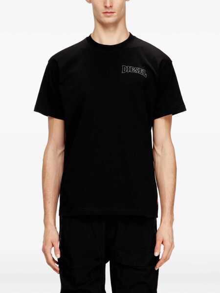 Tricouri Diesel T-shirts Black   Barbati (BM 19703658) 3