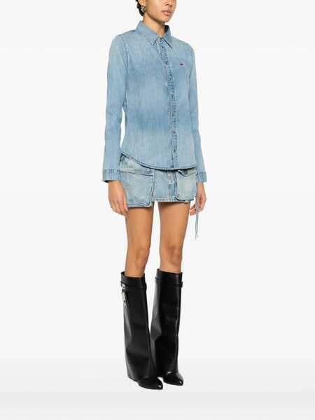 Camasi Diesel Shirts Blue Femei (BM 19703661) 3