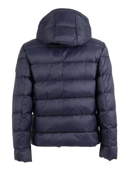 Geci de iarna Fay DB FRONT HOODED DOWN JACKET Blue Barbati (BM 19703739) 2