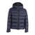 Fay DB FRONT HOODED DOWN JACKET Blue