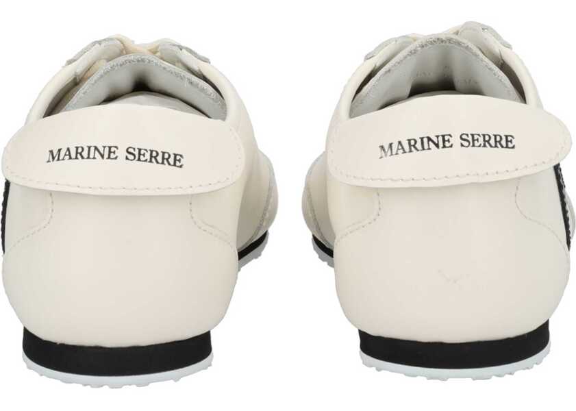 Sneakers MARINE SERRE Astra Sneaker WHITE Barbati (BM 19703768) 4