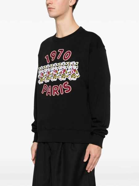 Bluze de trening Kenzo Kenzo Wild Tiger Sweatshirt BLACK Barbati (BM 19703786) 3
