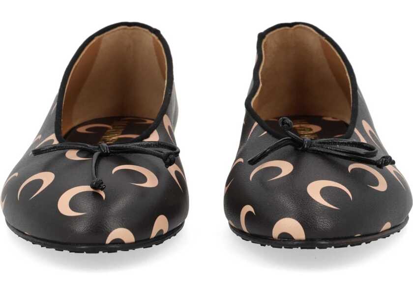 Balerini MARINE SERRE Ballerina Moon BLACK Femei (BM 19703858) 3