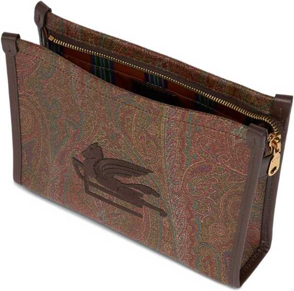 Genti de mana ETRO Pouch Arnica BROWN Femei (BM 19703864) 4