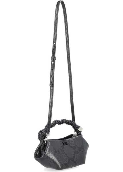 Genti de mana Ganni Snake Mini Bou Bag BLACK Femei (BM 19703870) 2