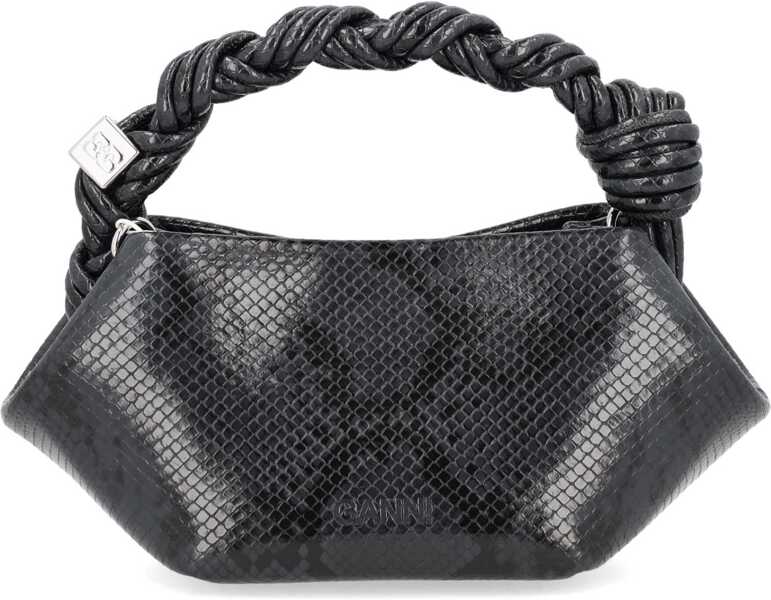 Genti de mana Ganni Snake Mini Bou Bag BLACK Femei (BM 19703870) 3